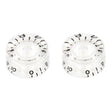 Allparts PK0130031 Clear Vintage Snelheidknoppen - 2 Stuks