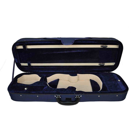 Leonardo VC-4112-BU Elementary Series vioolkoffer oblong 1/2 blauw