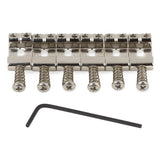Highwood HG105-NI Contoured Vintage S-Style Brugzadels 10,5 mm – Nickel Set van 6