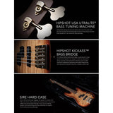 Sire P10 DX5/TS Marcus Miller 5-snarige actieve basgitaar Tobacco Sunburst