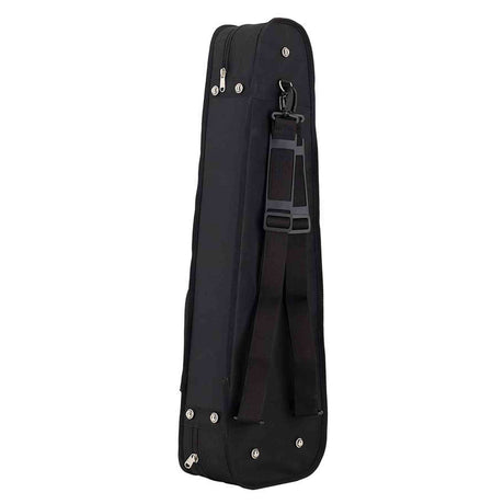 Leonardo VC-1444S-BK Student Series houten vioolkoffer 4/4 shaped zwart