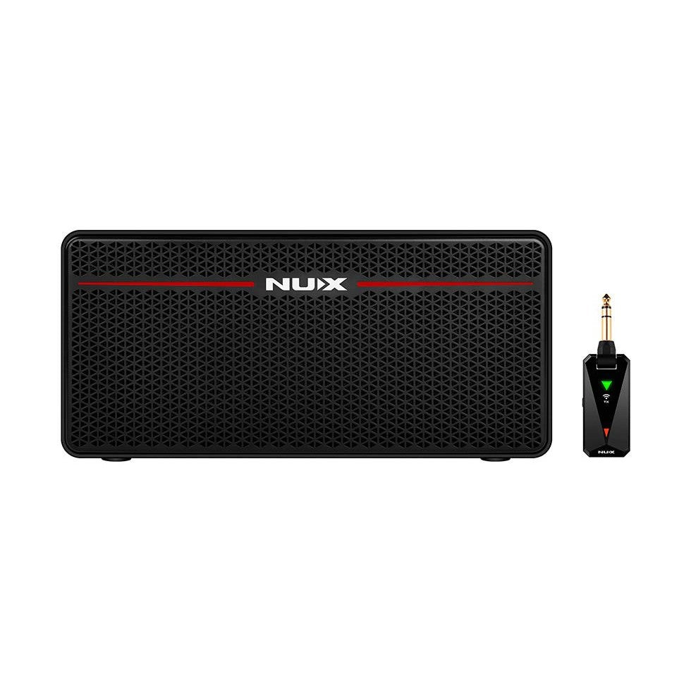 NUX MIGHTY-SPACE Draadloze Gitaarversterker – 30W, Modeling, FX, BT, Oplaadbaar + Voetschakelaar & Zender