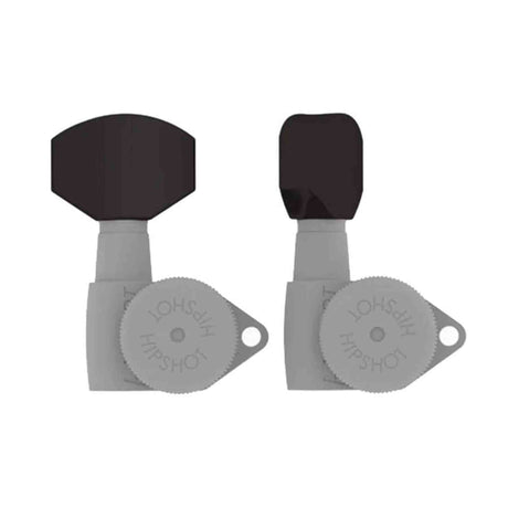 Hipshot HS6B1HEXB Hex Stemknop voor Gitaarmechaniek Black, per stuk