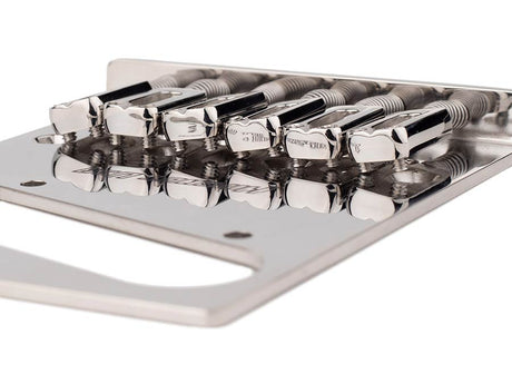 Hipshot HS4410046SS Telecaster Retrofit Brug – 6 Zadels RVS