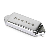 Roswell RP-P90DCRB P90 Single Coil Pickup For Arched Top Guitars - Alnico 5 staafmagneten, brug, chroom
