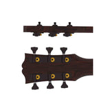 Hipshot HS6K2GN0B Gitaar tuner upgrade kit, 3 + 3 classic, open zwart