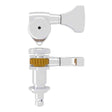 Hipshot HS6GL0C-21 Guitar tuner, Grip-Lock open, 21.0mm (0.827") post height, bass side, chroom