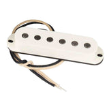 Lollar 10-203-112-14 Single Coil Pickup - "Vintage Blonde midden", flat poles, parchment