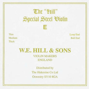 W.E. Hill & Sons H-4410SB violin string E-1 strong, ball end