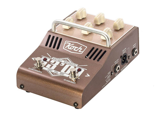 Koch 63'OD Preamp Pedaal – 2-Kanaals Buizenvoorversterker met Boost, FX Loop en DI
