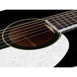 Richwood HSD-55-BK Heritage Series Dreadnought massief sparren bovenblad hoogglans zwart
