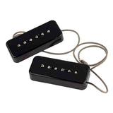 Lollar 10301-111511 Set Van Twee "P-90 Soapbar" Single Coil Pickups - hals en brug, zwart