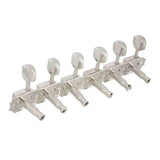 Hosco Japan H-21333NSVTR Stemmechanieken voor gitaar, 6x links, Vintage Tone Revival Series, nikkel oval knop, nikkel