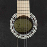 Valencia VC354HBK Klassieke Gitaar 4/4 – Sitka Spar & Mahonie, Zwart, Inclusief Tas, Standaard en Stemapparaat