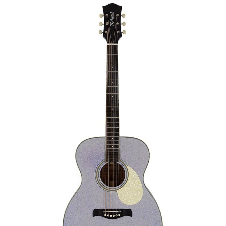 Richwood HSA-55-GS Heritage Series auditorium akoestische westerngitaar zilver metallic