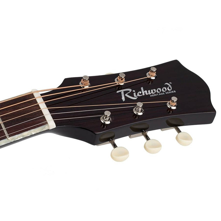 Richwood HSA-55-GS Heritage Series auditorium akoestische westerngitaar zilver metallic