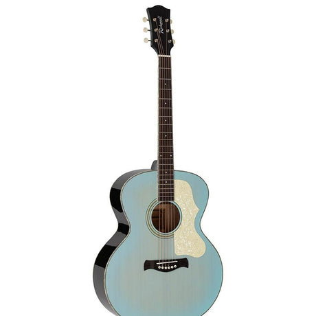 Richwood HSJ-55-LB Heritage Series jumbo akoestische westerngitaar licht blauw
