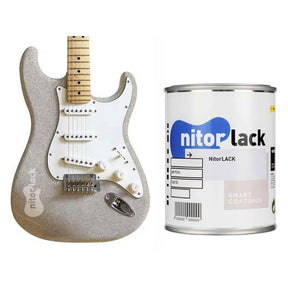 NitorLACK N177006108 NitorPOL Acryllak Silversparkle – 500 ml Blik