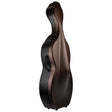 BAM BONB1003XLMN Bonbon cellokoffer 4/4 zwart met bruine bovenkant 4 kg