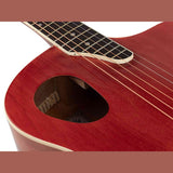 Nashville GOF-110-TRD Offset Soundhole Akoestische Gitaar Transparent Rode
