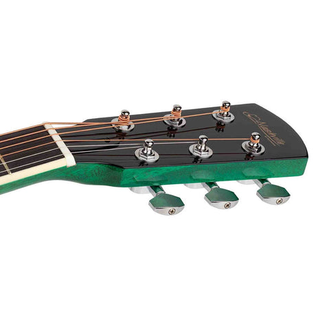 Nashville GOF-110-TGN Offset Soundhole Akoestische Gitaar Transparent Groene