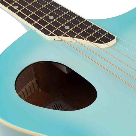 Nashville GOF-105-SBU Offset Soundhole Akoestische Gitaar Sky Blue Burst