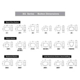 Gotoh GTH13957 SG381 stemmechanieken met M01 knoppen, 3L3R, cosmo zwart