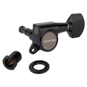 Gotoh GTH13999 SG381 stemmechanieken met Magnum Lock and 07 knoppen, 6R, zwart