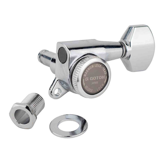 Gotoh GTH14083 SG381 stemmechanieken met Magnum Lock Trad and 07 knoppen, 4L2R, chroom