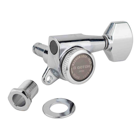 Gotoh GTH14084 SG381 stemmechanieken (posts 3xS 2xL 1xXL) met Magnum Lock Trad and 07 knoppen, 6L, chroom