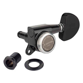 Gotoh GTH14136 SG381 stemmechanieken met Magnum Lock Trad and AB20 knoppen, 3L3R, cosmo zwart