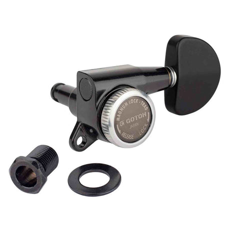 Gotoh GTH14142 SG381 stemmechanieken met Magnum Lock Trad and B20 knoppen, 3L3R, cosmo zwart