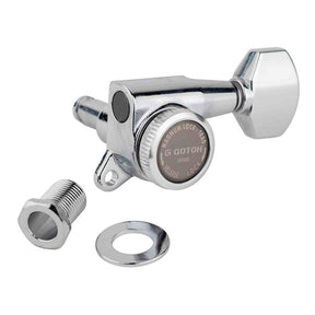 Gotoh GTH15339 SG381 stemmechanieken (posts 2xS 2xL 2xXL) met Magnum Lock Trad and 07 knoppen, 6R, chroom