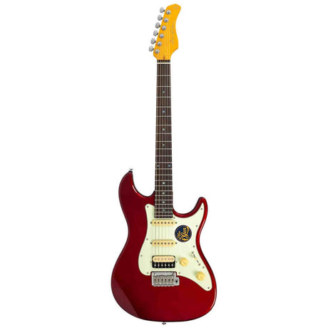 Sire S7N HSS/CAR Larry Carlton New Gen S-Style Elektrische Gitaar HSS Candy Apple Red met Locking Tuners