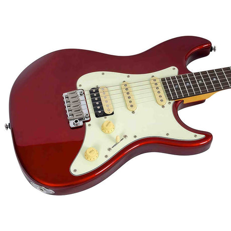 Sire S7N HSS/CAR Larry Carlton New Gen S-Style Elektrische Gitaar HSS Candy Apple Red met Locking Tuners
