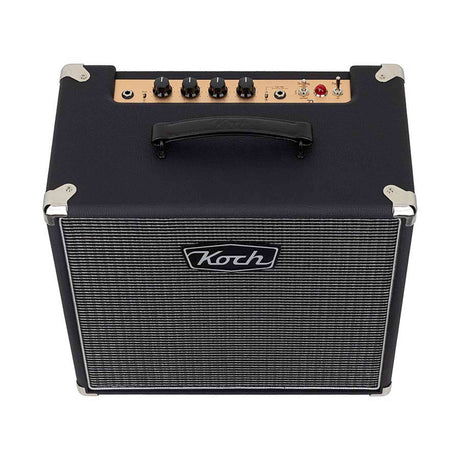 Koch D6/C110BS Durango 6 – 6W 1x10" Buizen Gitaarcombo in Zwart met Zilver Speakerdoek