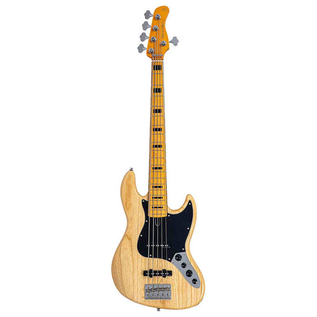 Sire V7VN S5/NT Marcus Miller 5-snarige Actieve Vintage Basgitaar Natural met Swamp Ash Body en Heritage-3 Preamp