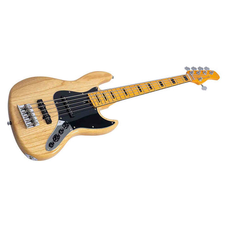 Sire V7VN S5/NT Marcus Miller 5-snarige Actieve Vintage Basgitaar Natural met Swamp Ash Body en Heritage-3 Preamp