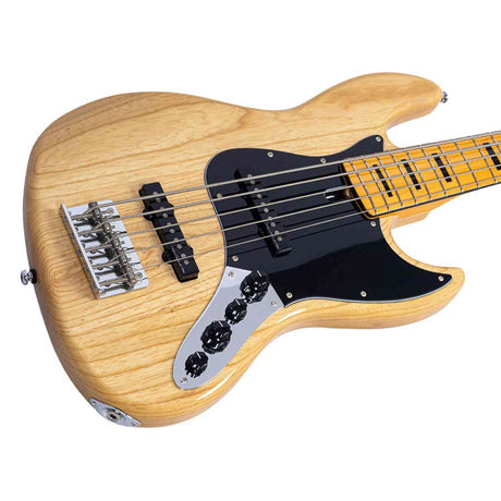 Sire V7VN S5/NT Marcus Miller 5-snarige Actieve Vintage Basgitaar Natural met Swamp Ash Body en Heritage-3 Preamp