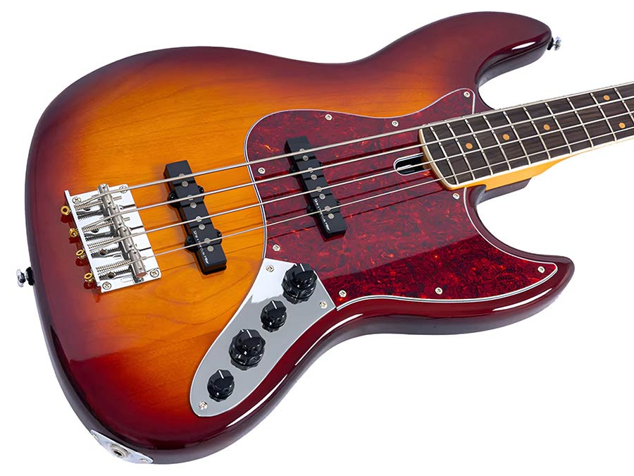 Sire V7VN A4/TS Marcus Miller 4-snarige Actieve Vintage Basgitaar Tobacco Sunburst met Heritage-3 Preamp