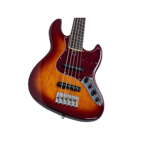 Sire V7VN A5/TS Marcus Miller 5-snarige Actieve Vintage Basgitaar Tobacco Sunburst met Elzen Body en Heritage-3 Preamp