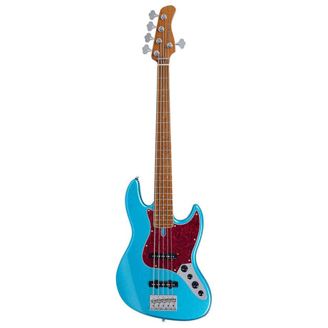Sire V7VN A5/TP Marcus Miller 5-snarige Actieve Vintage Basgitaar Tide Pool met Elzen Body en Heritage-3 Preamp