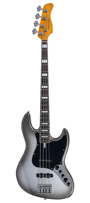 Sire V7N A4/MC Marcus Miller 4-snarige Actieve Basgitaar Mercury met Elzen Body en Heritage-3 Preamp