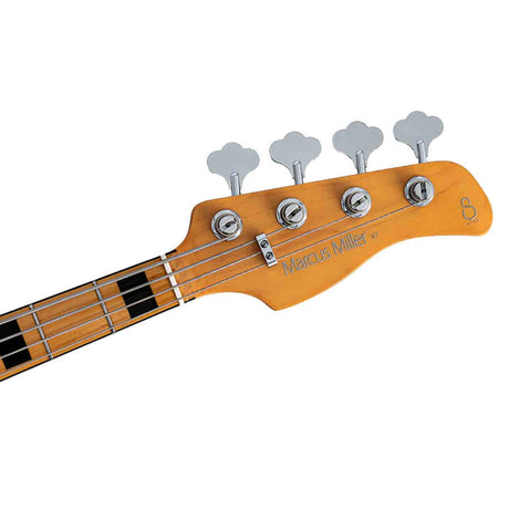 Sire V7N A4/DF Marcus Miller 4-snarige Actieve Basgitaar Dark Forest met Elzen Body en Heritage-3 Preamp