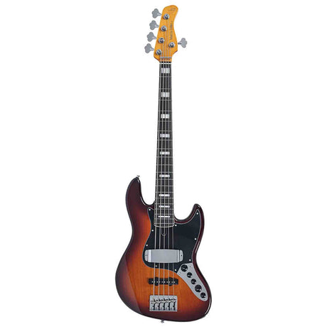 Sire V7N A5/TS Marcus Miller 5-snarige Actieve Basgitaar Tobacco Sunburst met Elzen Body en Heritage-3 Preamp