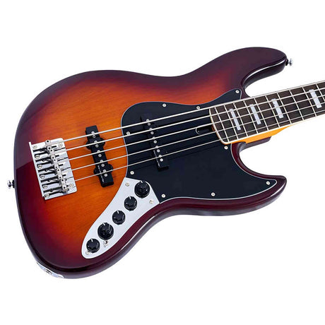 Sire V7N A5/TS Marcus Miller 5-snarige Actieve Basgitaar Tobacco Sunburst met Elzen Body en Heritage-3 Preamp