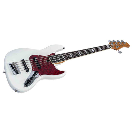 Sire V7N A5/AWH Marcus Miller 5-snarige Actieve Basgitaar Antique White met Elzen Body en Heritage-3 Preamp