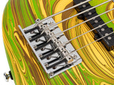 Sire V7N A5/YS Marcus Miller 5-snarige Actieve Basgitaar Matte Yellow Swirl met Elzen Body en Heritage-3 Preamp