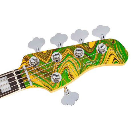 Sire V7N A5/YS Marcus Miller 5-snarige Actieve Basgitaar Matte Yellow Swirl met Elzen Body en Heritage-3 Preamp