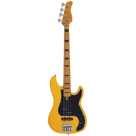 Sire P7N A4/SY Marcus Miller 4-snarige Actieve PJ Basgitaar Sunshine Yellow met Elzen Body en Heritage-3 Preamp